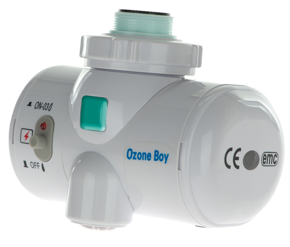 The OzoneBoy Water Sanitizer (Attaches Right onto Sink Faucets!!)