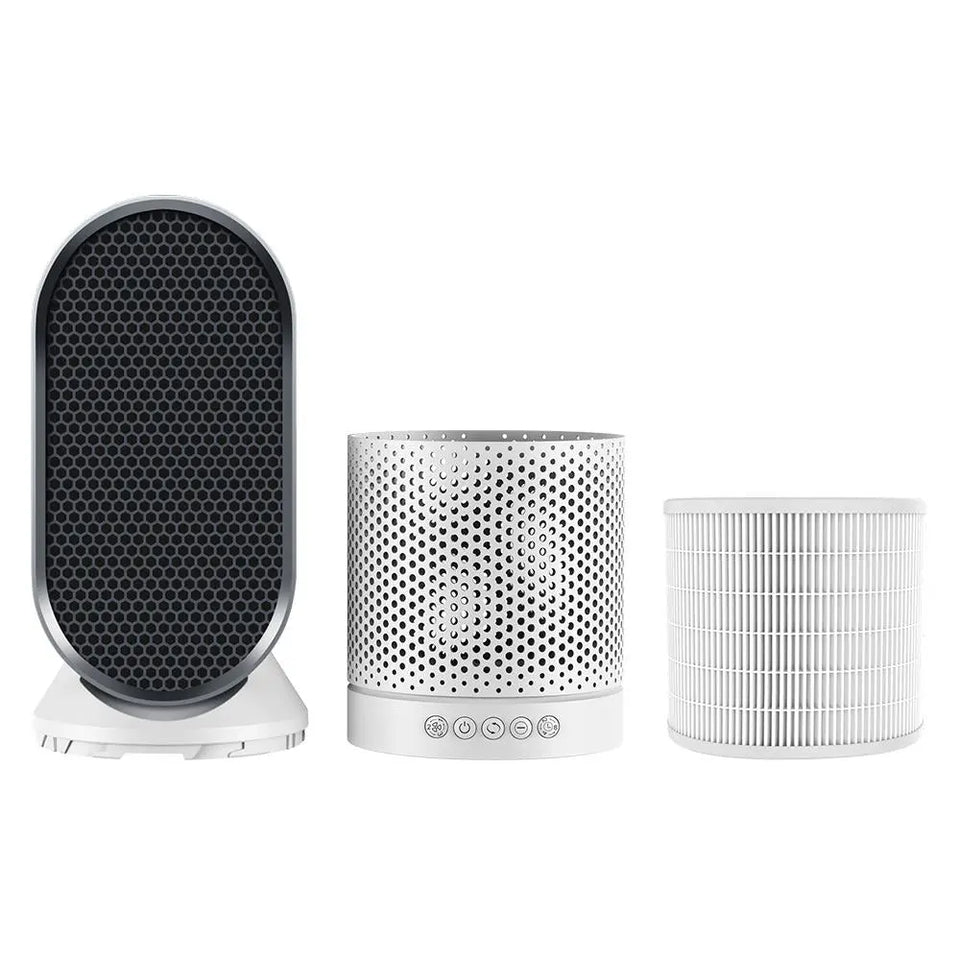 Rotating Negative Ion Dual Fan Activated Carbon Hepa Filter Air Purifier ATLS8 Atlas