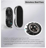 Rotating Negative Ion Dual Fan Activated Carbon Hepa Filter Air Purifier ATLS8 Atlas